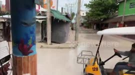 Mexico: Aftermath Of Tropical Storm Gamma Hitting Yucatan Peninsula 2