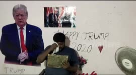 Donald Trump Die Hard Fan in India Weeping and Praying For Trump Speedy Recovery from Covid-19