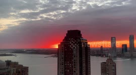 Sunset in New York