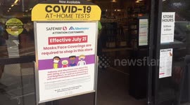 Coronavirus: Covid-19 signs in Seattle