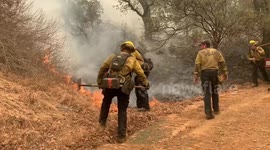 Cal fire holding the line