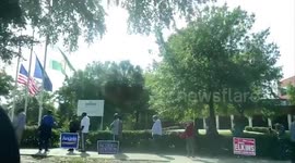 Early voting kicks off in South Carolina causing long socially distanced queues