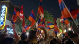 US: Protest In Support Of Armenia In Los Angeles, CA 3