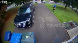 Fedex Delivery Guy Throwing Packages  Fail