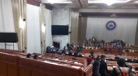 Protesters storm Government building in Kyrgyzstan