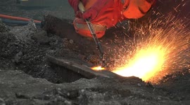 Unique 155-year-old railway track running through UK town is removed