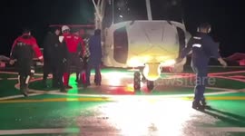 Sailors rescued after fire rips through ship in South Korea