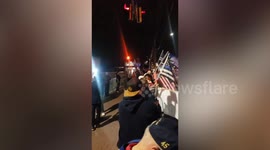 President Trump 'delivered pizzas' to supporters outside hospital