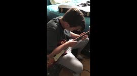 Eddie Van Halen tribute from talented teen