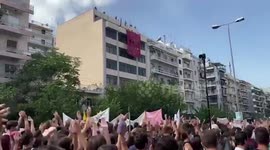 Thousands Gather Outside Athens Court Ahead Of Verdict On Golden Dawn Party