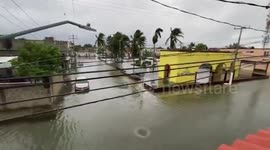 Hurricane Delta brings heavy rain and flooding to Mexico's Yucatan