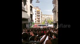 Greece: Thousands Outside Athens Court Celebrate Guilty Verdict Against Golden Dawn Party