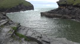 Boscastle Blow hole at low tide