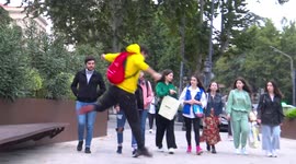 Crazy boy in Public PRANK - AWESOME REACTIONS