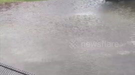 US: Hurricane Delta Causes Severe Flooding Before Its Gulf Coast Landfall