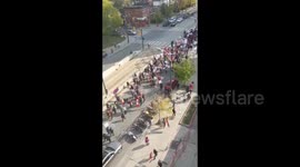 Canada: Pro-Armenia Protest In Downtown Toronto