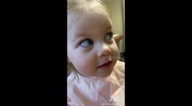 Toddler farts at the doctor