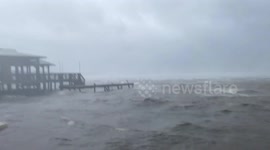 Eyewall Hurricane Delta, Lake Arthur, La.