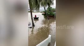 Severe flooding submerges homes In central Vietnam