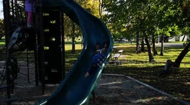 Kid funny accident fail at the park