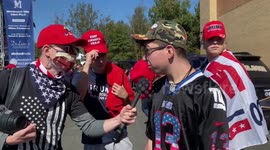 Teenage Trump supporters believe in peaceful protests but want kneeling NFL players to