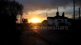 Busy Level Crossing - Part Time Lapse