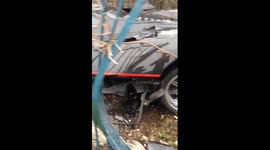 £1M Pagani Zonda supercar crashes in London