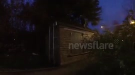 Kid breaks leg on skateboard