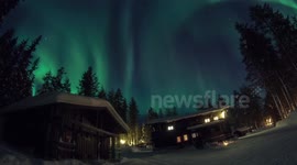 Northern Lights over Lapland, Finland