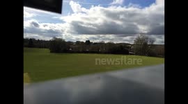 Sunny England day at school