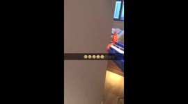 Nerf gun to the face