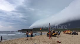 Storm approaching Maroubra Beach, Sydney