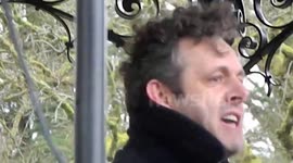 Michael Sheen delivers passionate speech defending the NHS