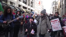 Disabled protesters block London roads