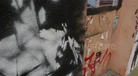 AK47 Nun Graffiti