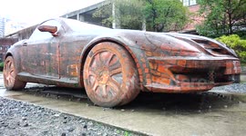 Brick sportscar on show in Shanghai