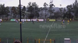 hilarious goalkeeper mistake