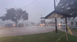 Hurricane Delta intercept form Lake Arthur