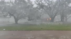 Hurricane Delta intercept form Lake Arthur