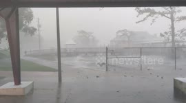 Hurricane Delta intercept form Lake Arthur