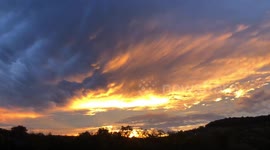 Sunset stock footage