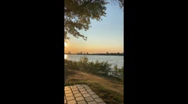 Sunset /River