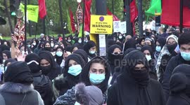 Thousands of Muslims march through central London for Arbaeen despite coronavirus fears