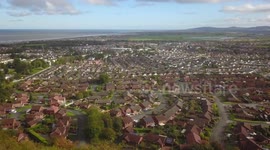 Video shows a hive of activity at the 'I'm a Celebrity' castle in Wales despite fears Covid-19 restrictions could scupper the show before it starts