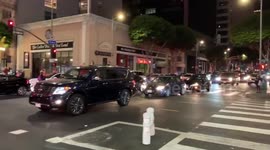 Traffic jams and crowds in LA as Lakers win NBA championship