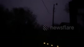 Severe thunderstorms cause eerie lightning as rain lashes Minnesota