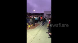 US: Voters Lined Up As Early Voting Starts In Georgia