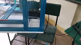 Teachers build Covid-19 disinfecting machine for cleansing text books in the Philippines