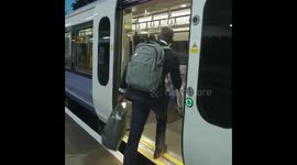 UK couple stage wedding on train to highlight restrictions caused by the pandemic