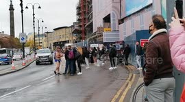People turn out to see Robert Pattinson filming in Liverpool